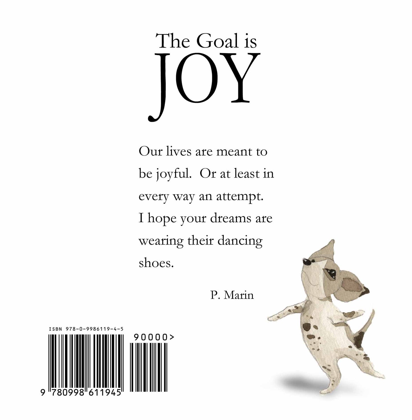 Book: THE GOAL IS JOY