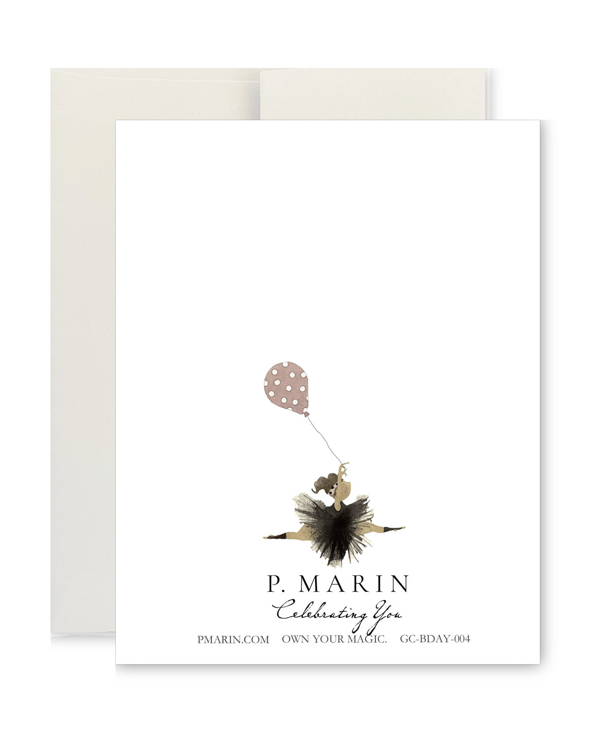 Greeting Card - Birthday Eat Cake and Let Your Balloon Fly