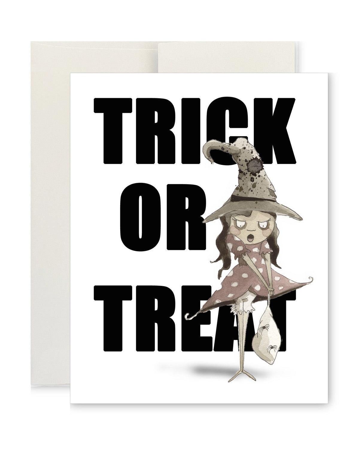 Greeting Card - Trick or Treat Witch
