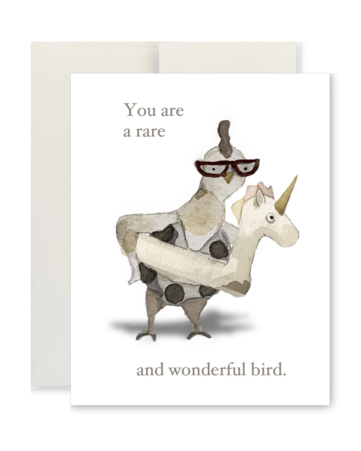 Greeting Card - Rare and Wonderful Bird