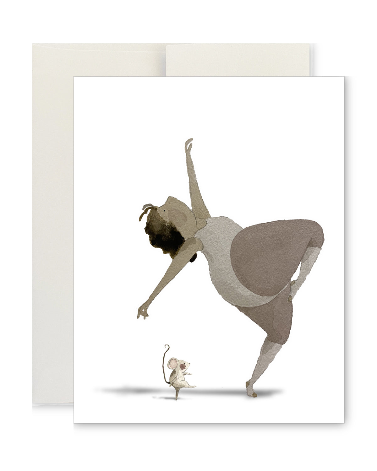 Greeting Card - Girl Dancing 002