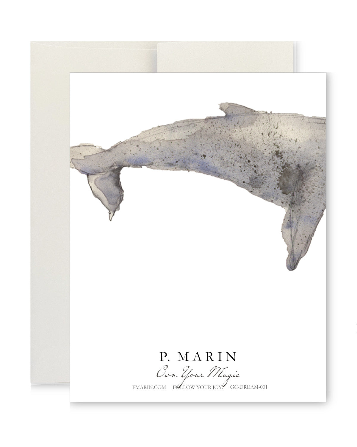 Greeting Card - Mermaid and Whale