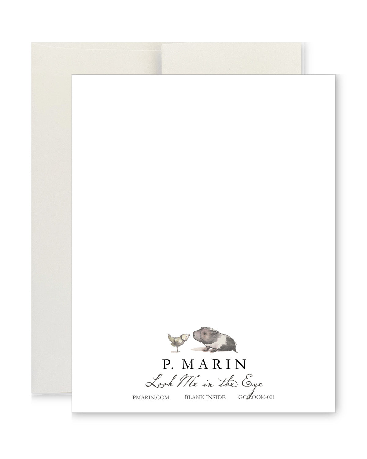 Greeting Card - Look Me in the Eye: Duck and Mouse