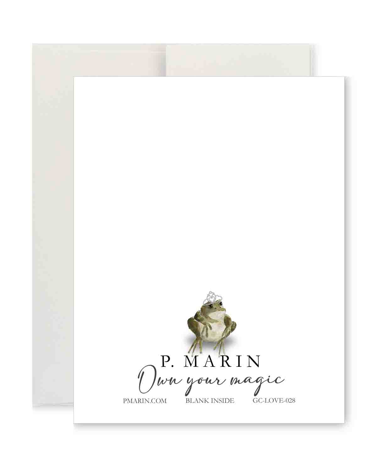 Greeting Card - Kissing Frogs