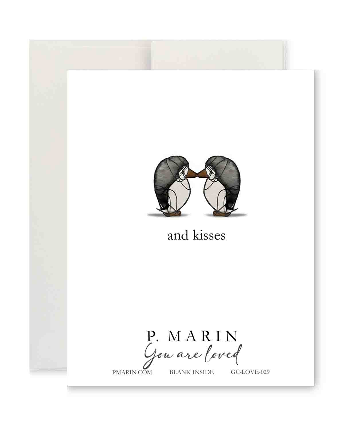 Greeting Card - Penguin Hugs