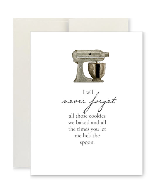 Greeting Card - Mother's Day Baking Love