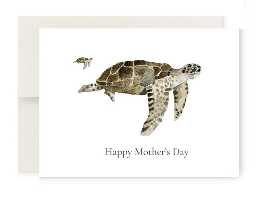 Greeting Card - Mother's Day Sea Turtles