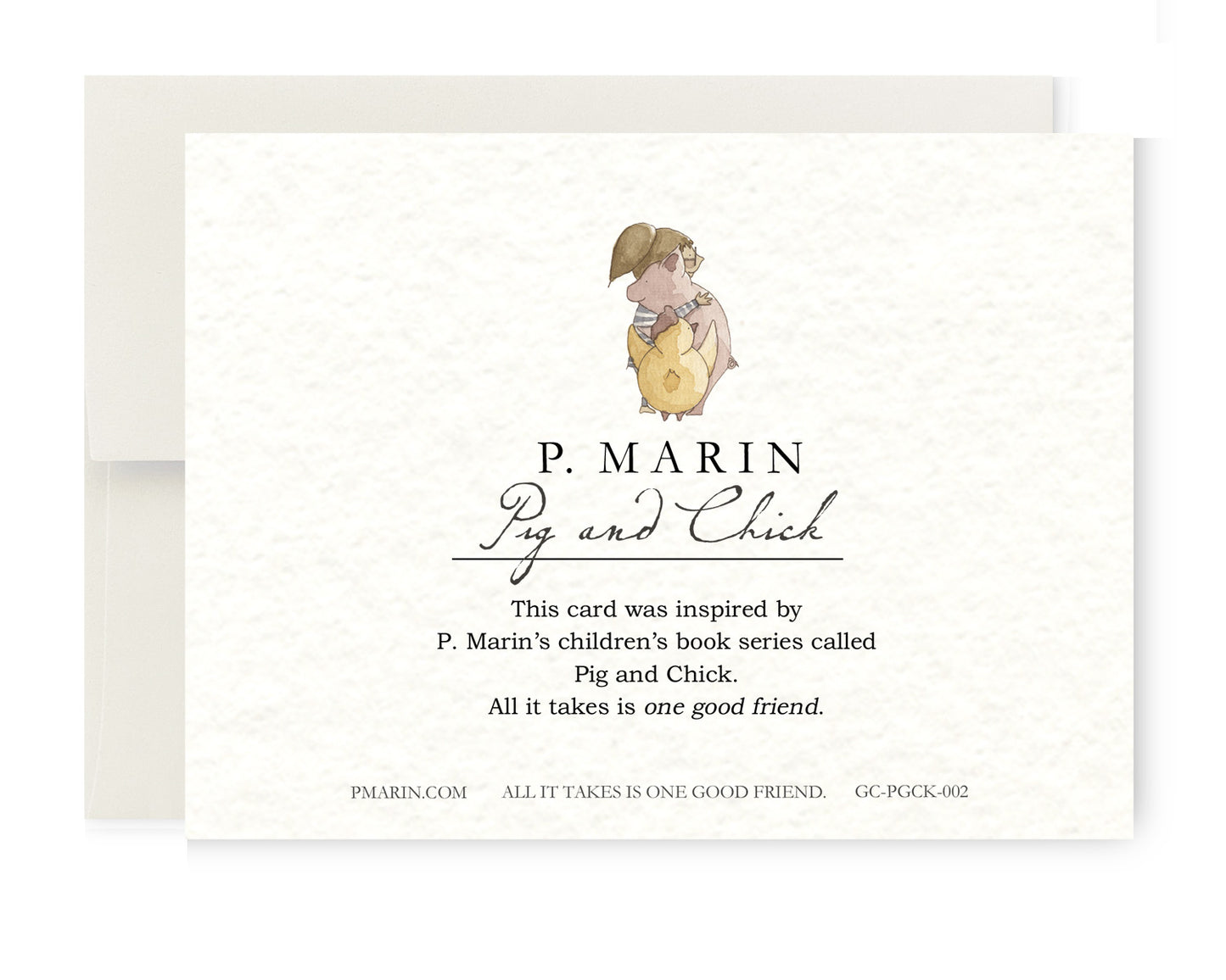 Greeting Card - Pig and Chick: Goodbye