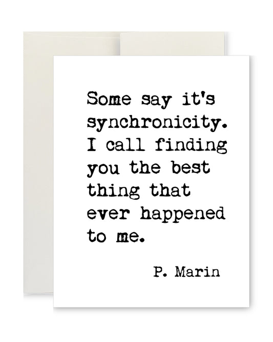 Greeting Card - Synchronicity