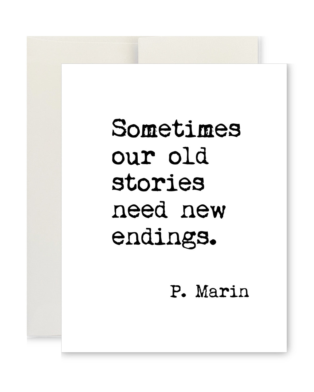 Greeting Card - Our Old Stories
