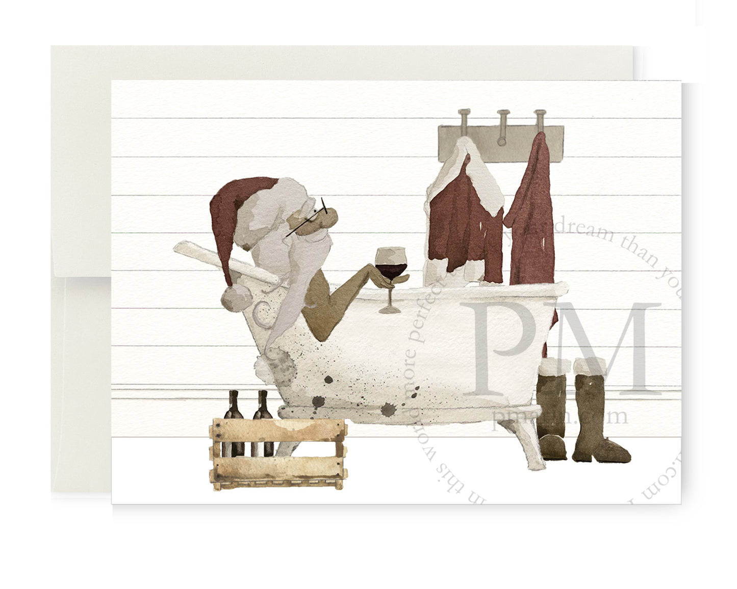 Boxed Greeting Card Set - Celebration of the Bubble Bath: Holiday Cheers!
