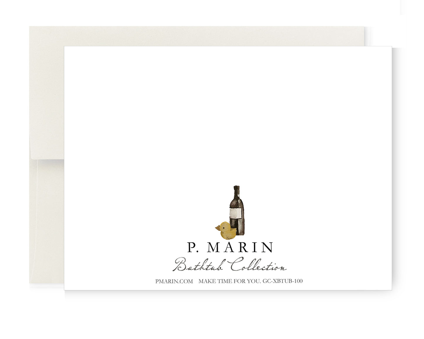 Greeting Card - Soaking Santa