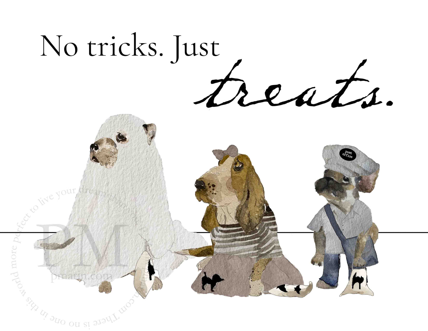 Art Print - Halloween "No Tricks. Just Treats."