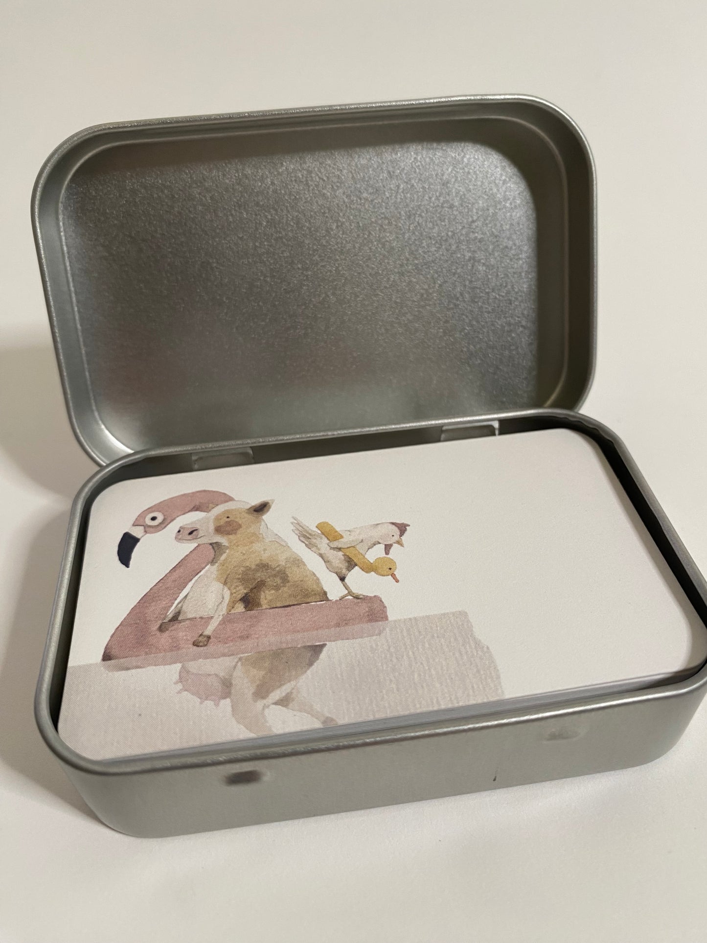 Tiny Cards - Farm Animals in Pool Floats