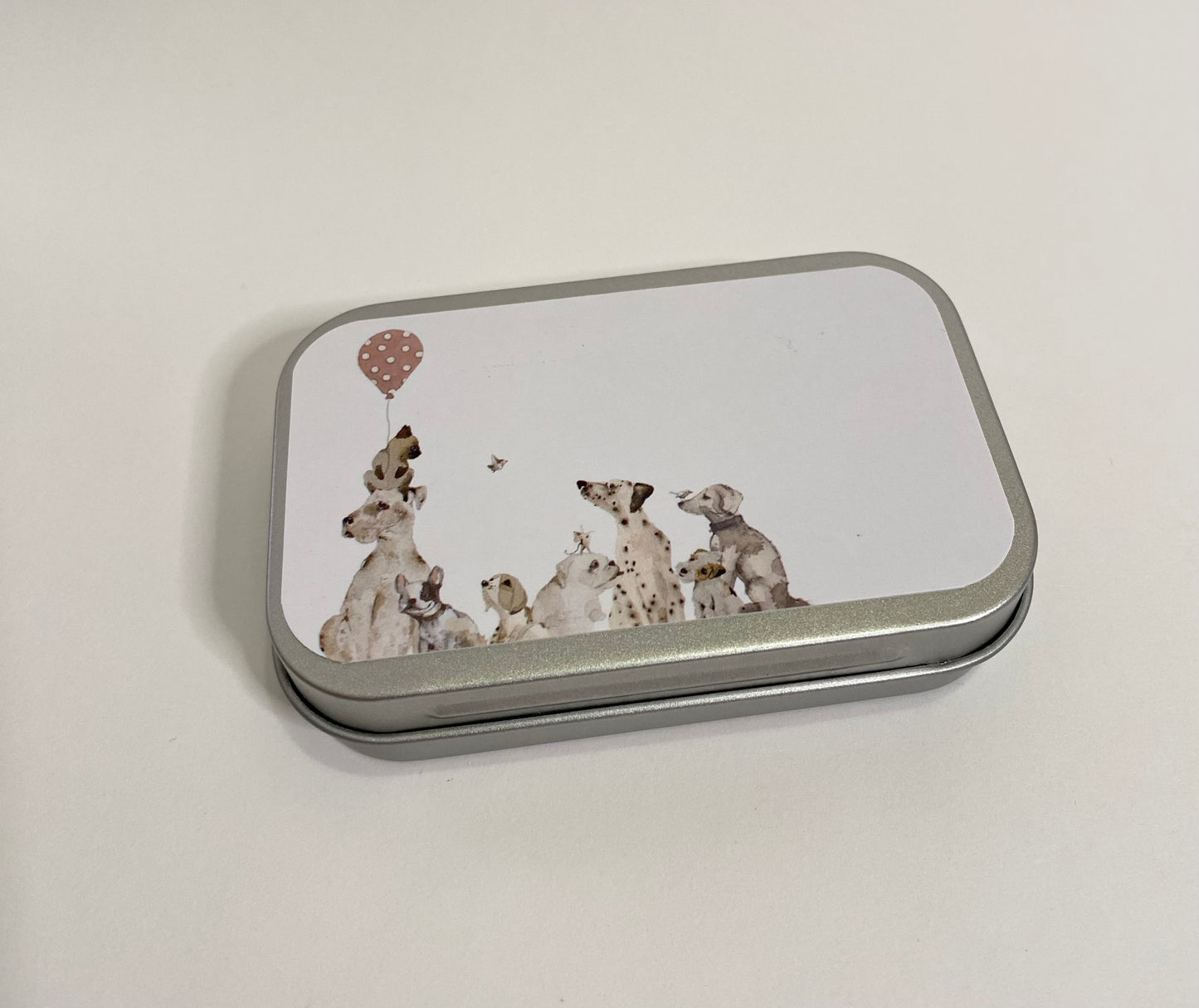 Tiny Cards - Dogs and Cat with Balloon