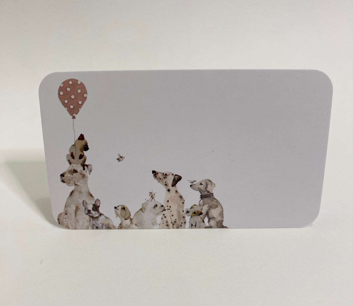 Tiny Cards - Dogs and Cat with Balloon