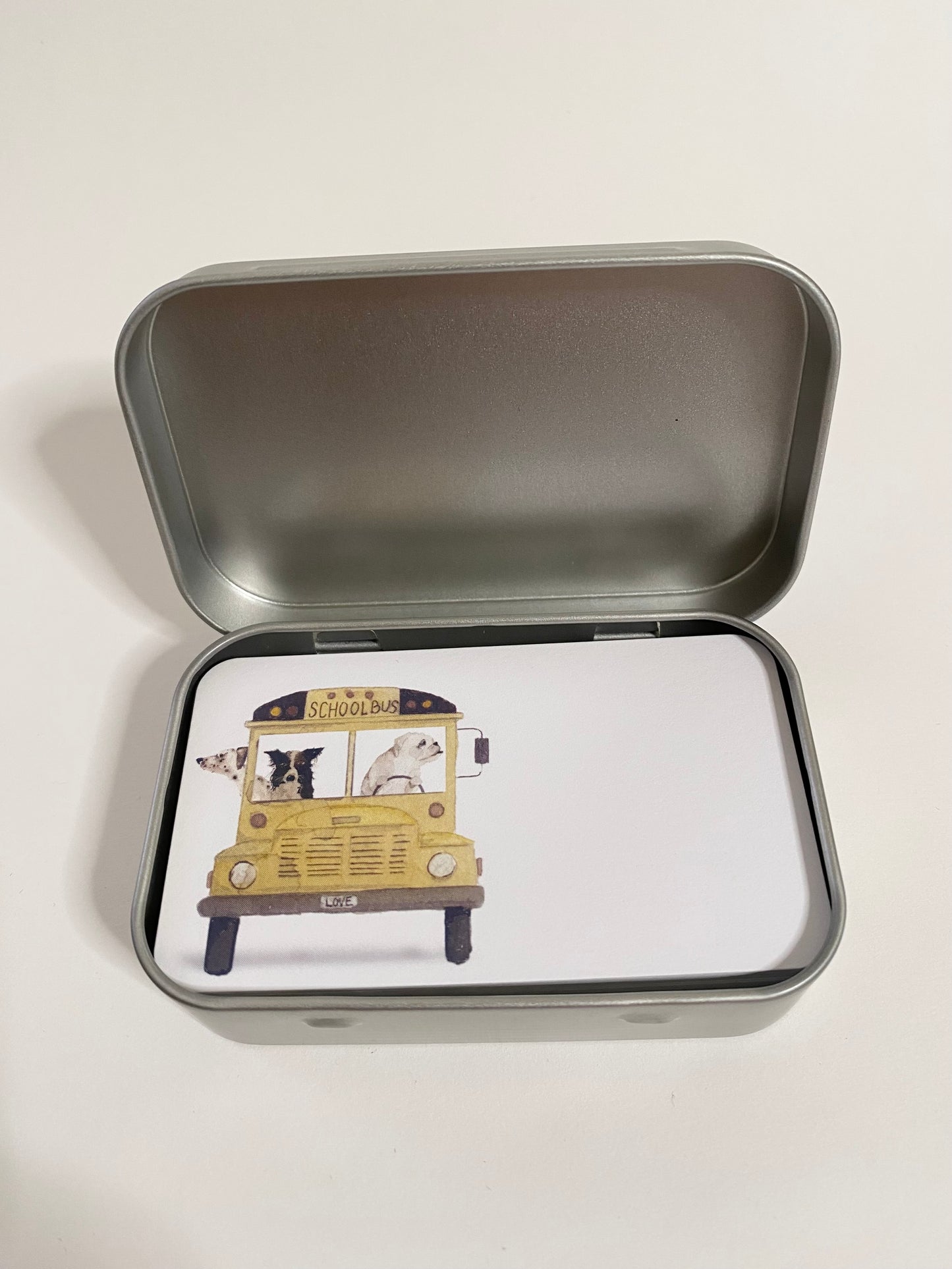 Tiny Cards - Dogs Driving School Bus
