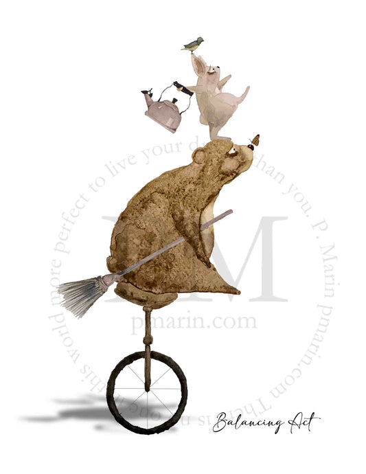 Art Print - Balancing Act