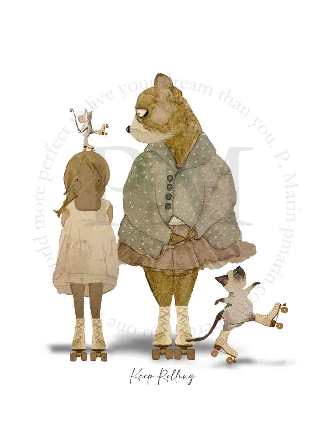 Art Print - Keep Rolling