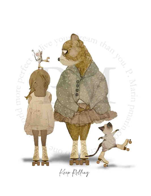 Art Print - Keep Rolling