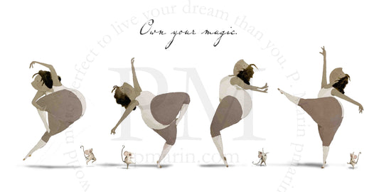 Art Print - Dancing Girls Own Your Magic