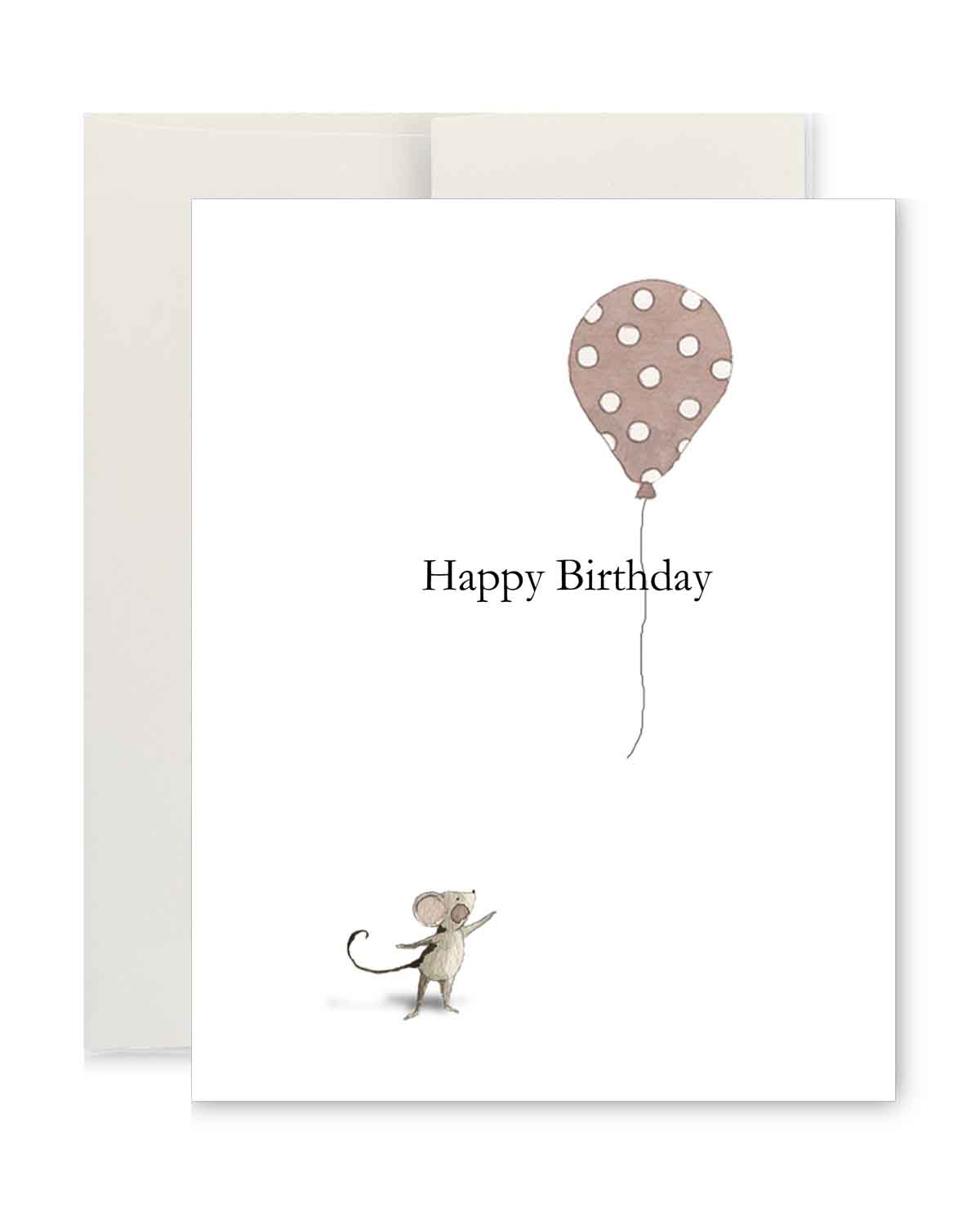 Greeting Card - Birthday Mouse