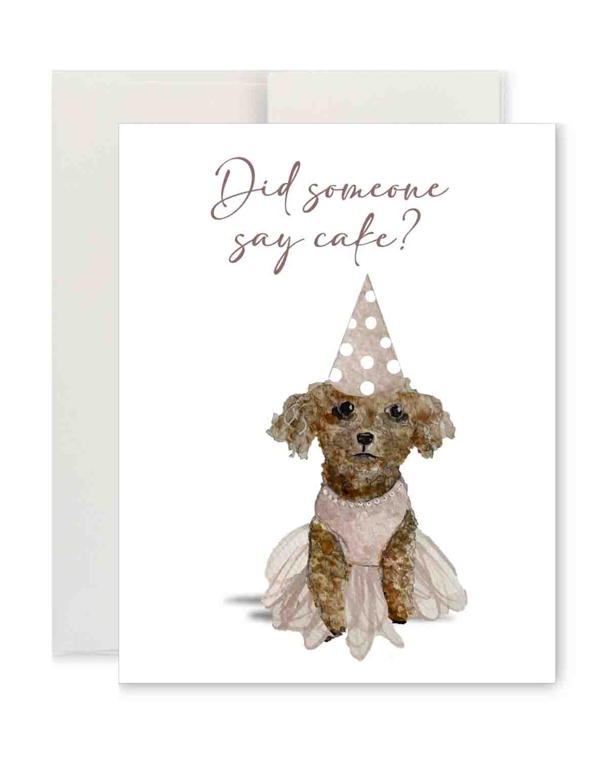 Greeting Card - Diva Dog Bday