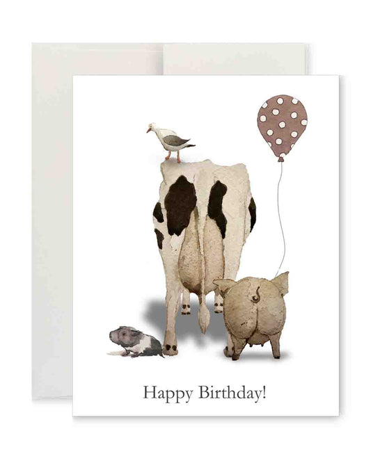 Greeting Card - Happy Birthday from the Petting Zoo