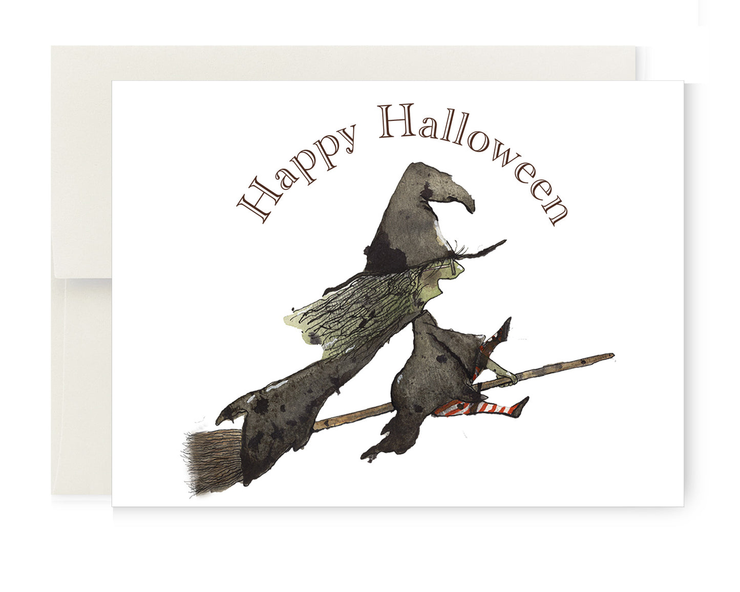 Greeting Card - Happy Halloween Witch