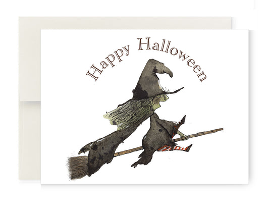Greeting Card - Happy Halloween Witch