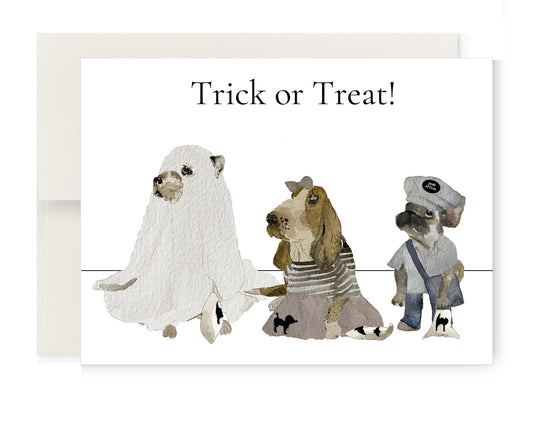 Greeting Card - Trick or Treaters