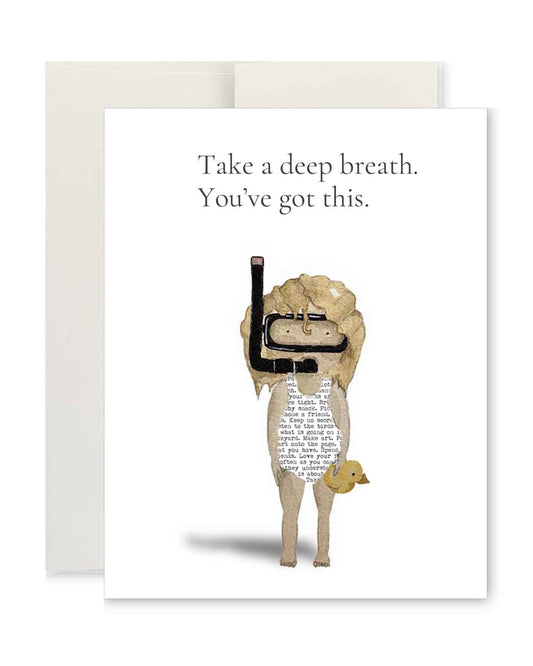 Greeting Card - Deep Breath