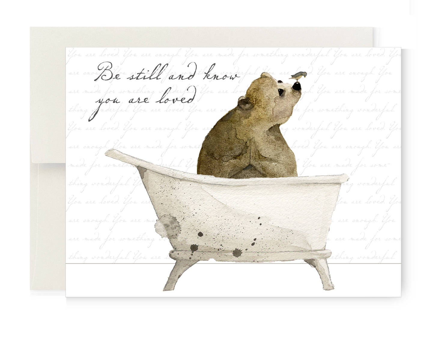Greeting Card - Bear Be Still