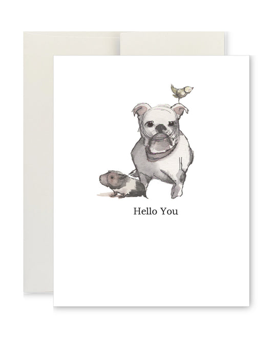 Greeting Card - Hello You