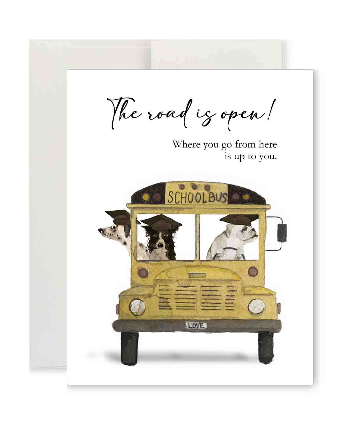Greeting Card - The Road is Open