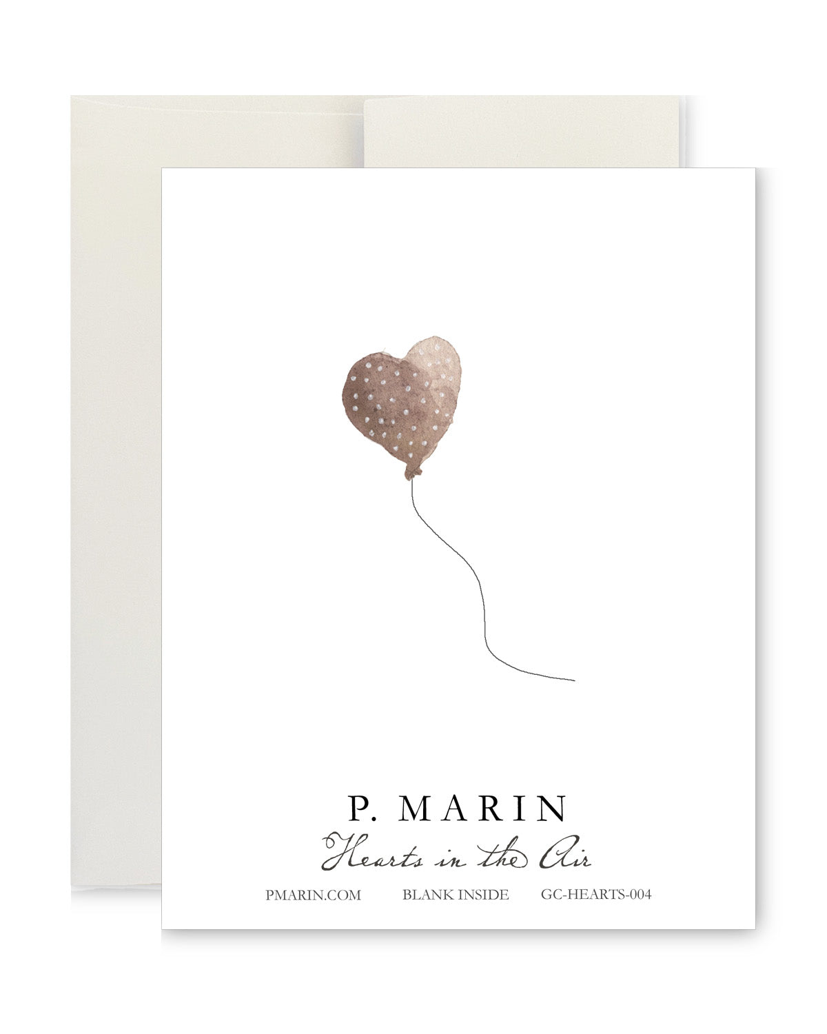 Greeting Card - Hearts in the Air