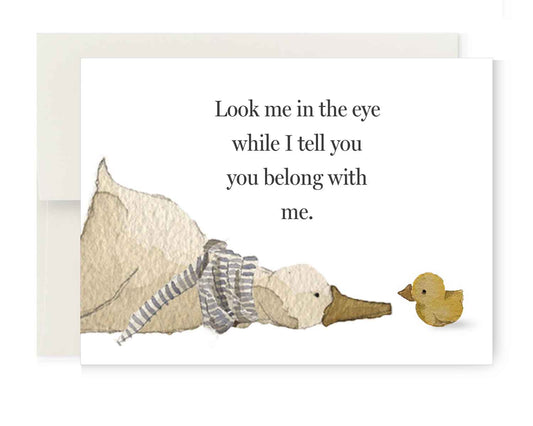 Greeting Card - You Belong With Me
