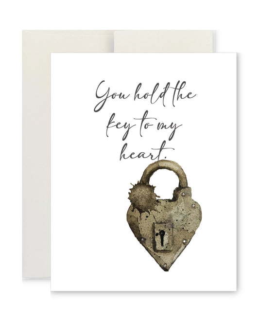 Greeting Card - Key to My Heart