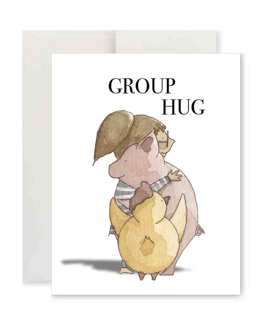Greeting Card - Group Hug
