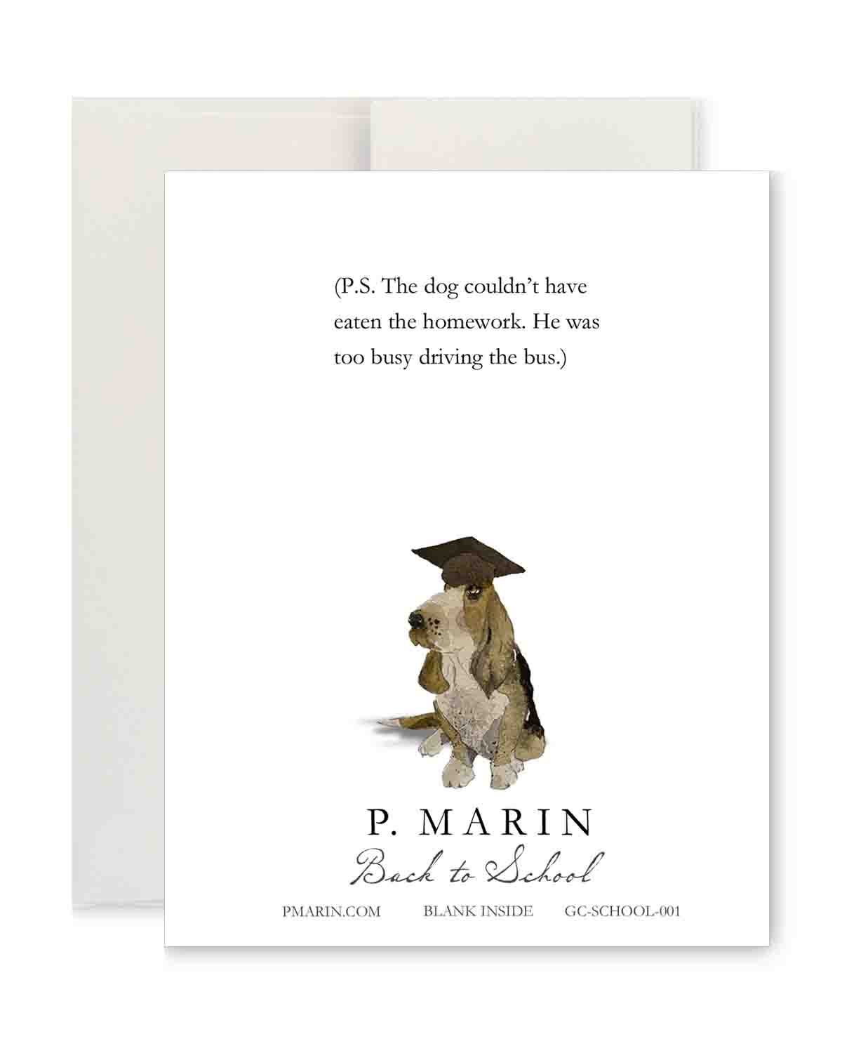 Greeting Card - Back-to-School Bus