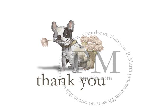 Boxed Greeting Card Set: "Thank You" Dog Lovers