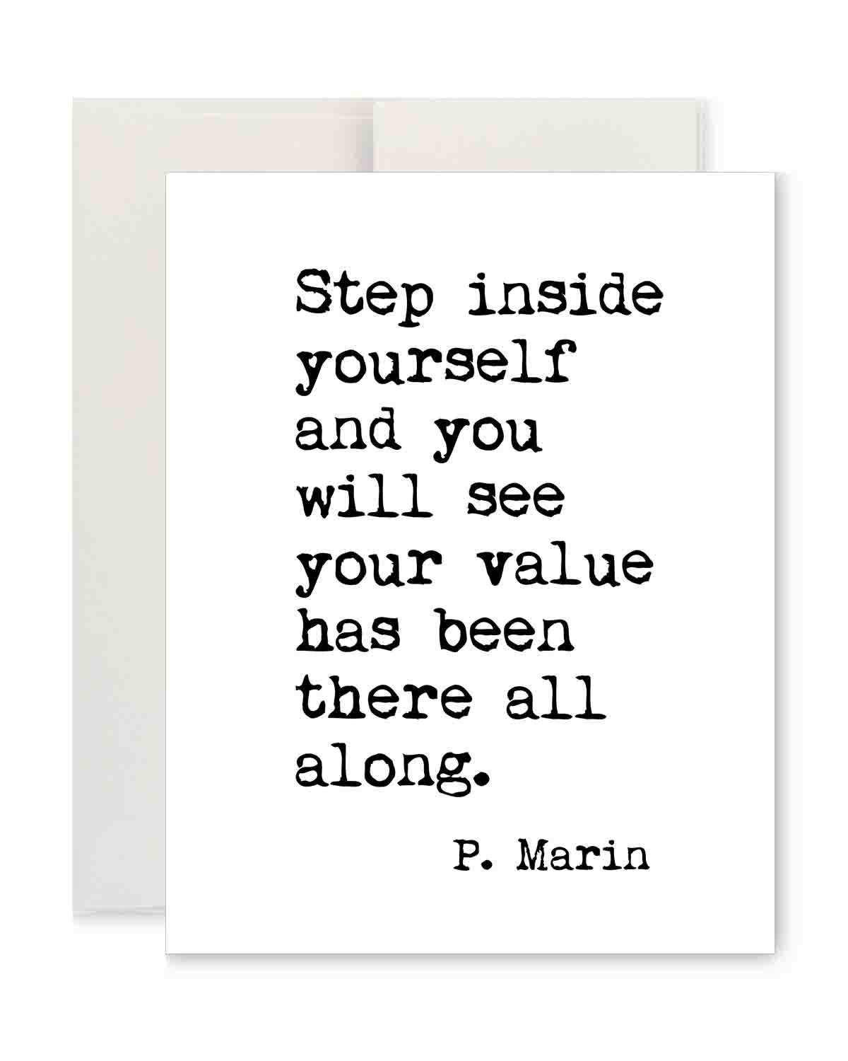 Greeting Card - Your Value Has Been There All Along