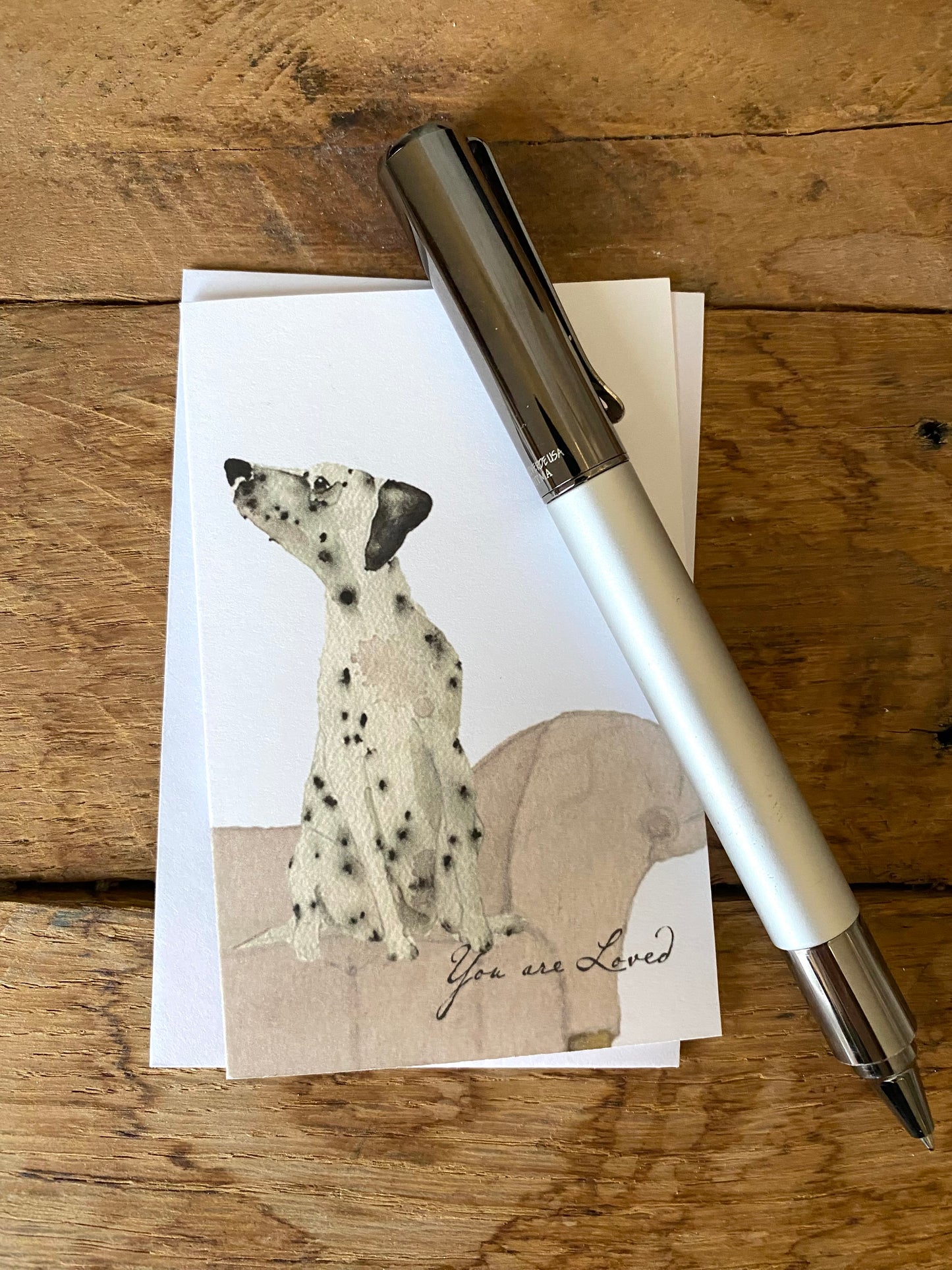 Mini Greeting Cards - Pack of four - Dalmation