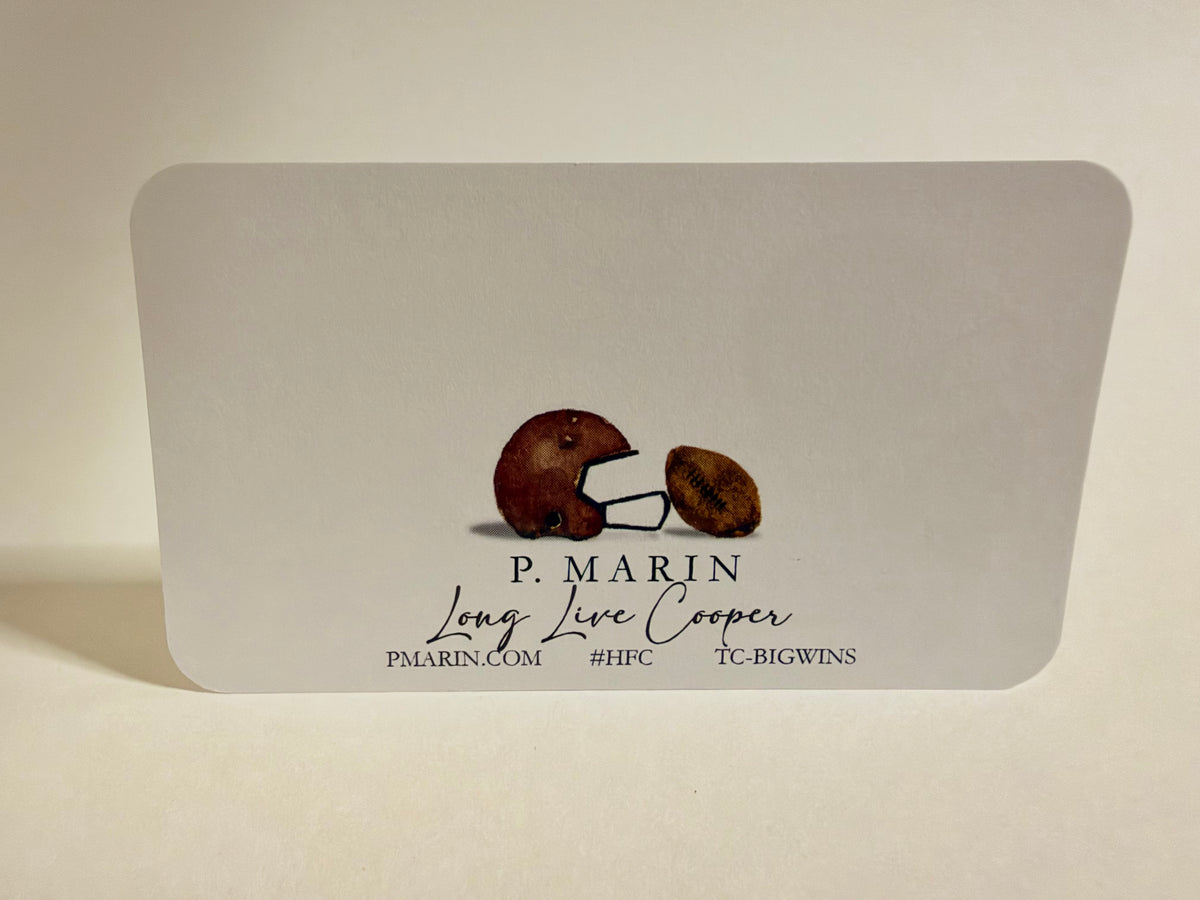 Tiny Cards - The Cooper Collection - Today's Touchdown