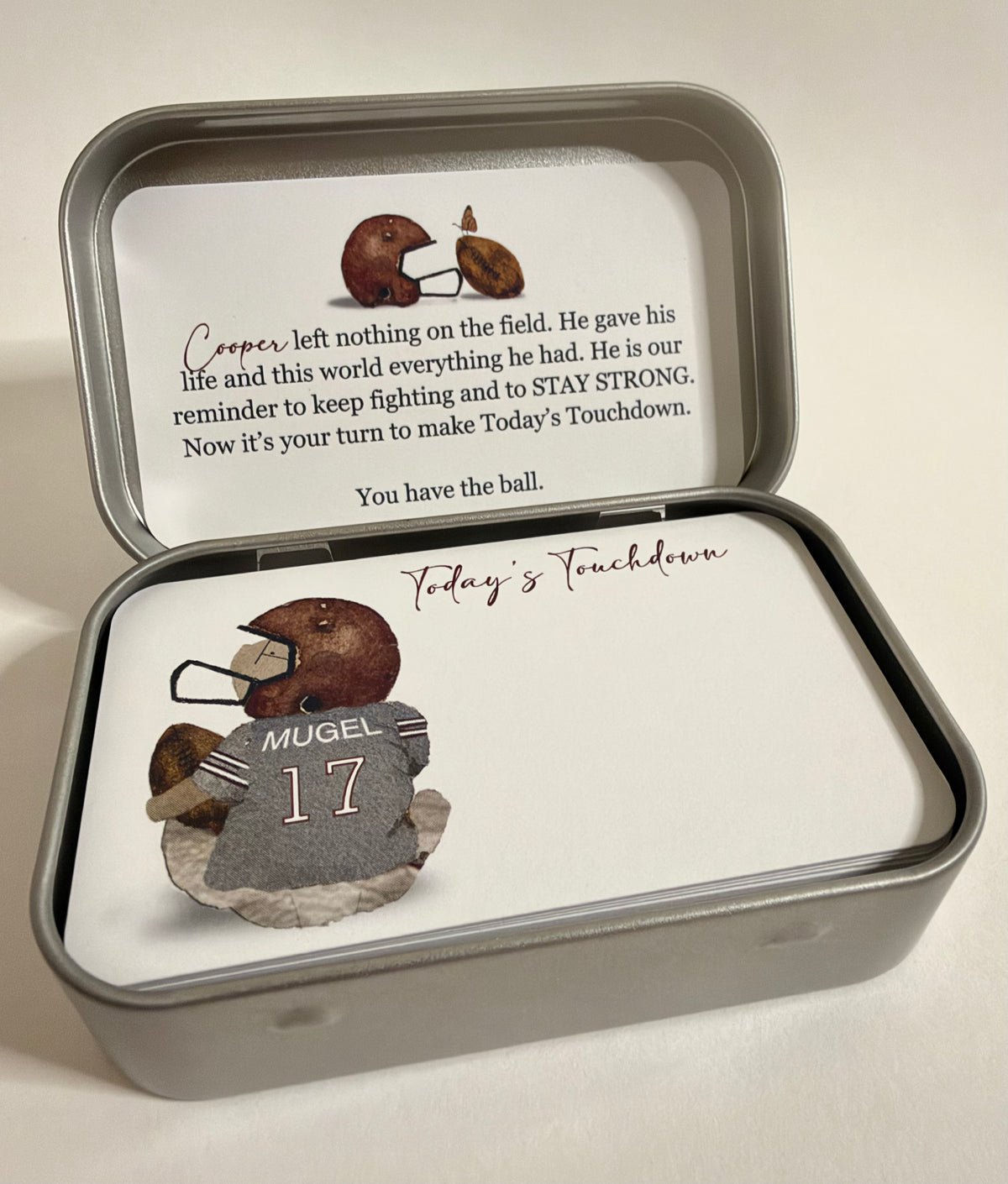 Tiny Cards - The Cooper Collection - Today's Touchdown