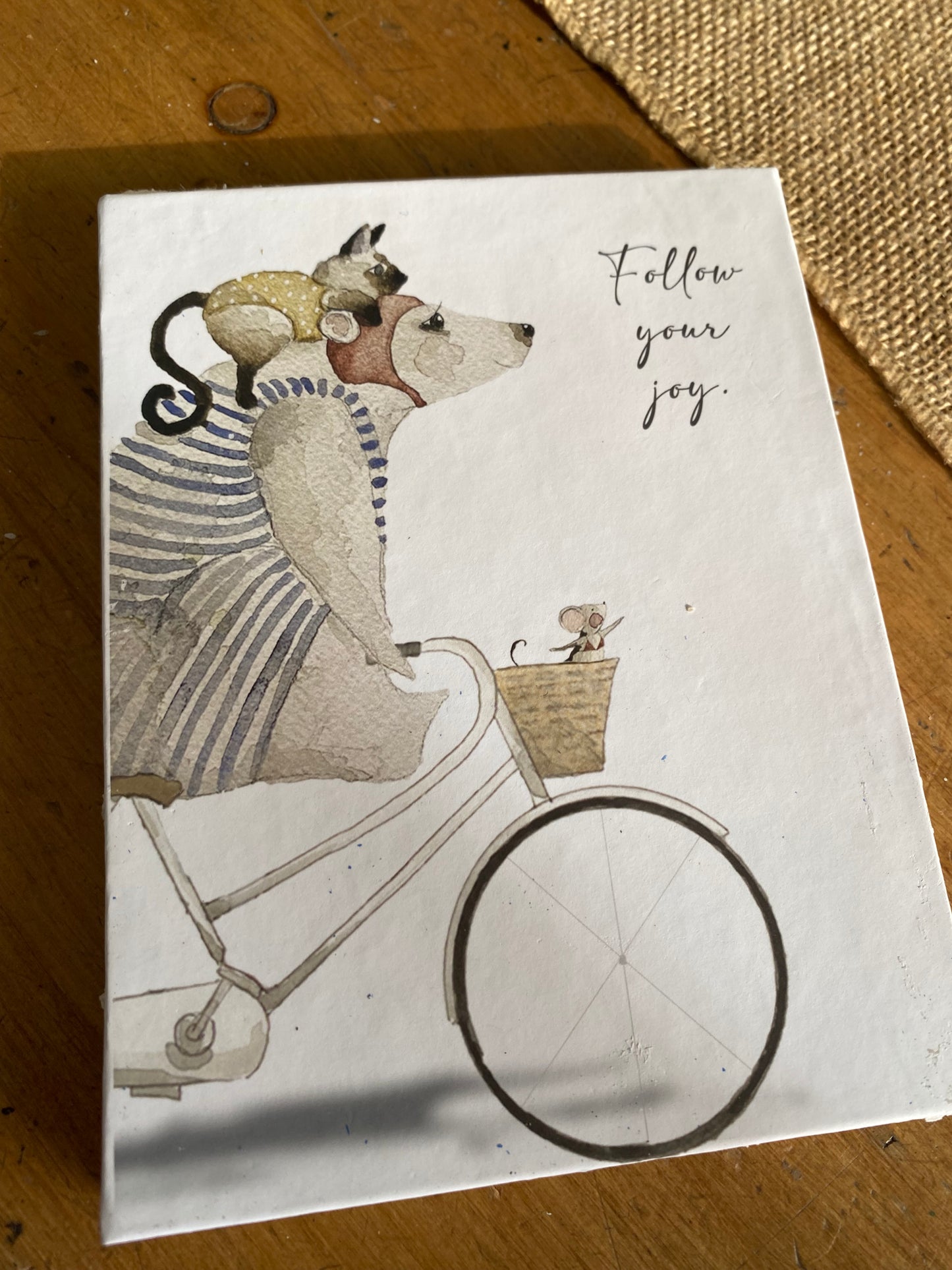 Follow Your Joy: Hand-stitched Journal by P. Marin